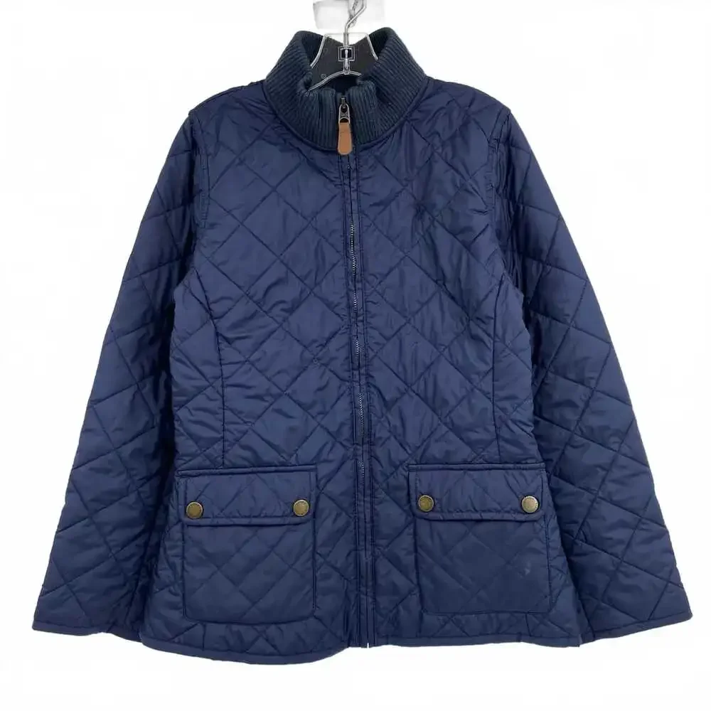 Ralph Lauren Navy Quilted Jacket | Kids Regular 16